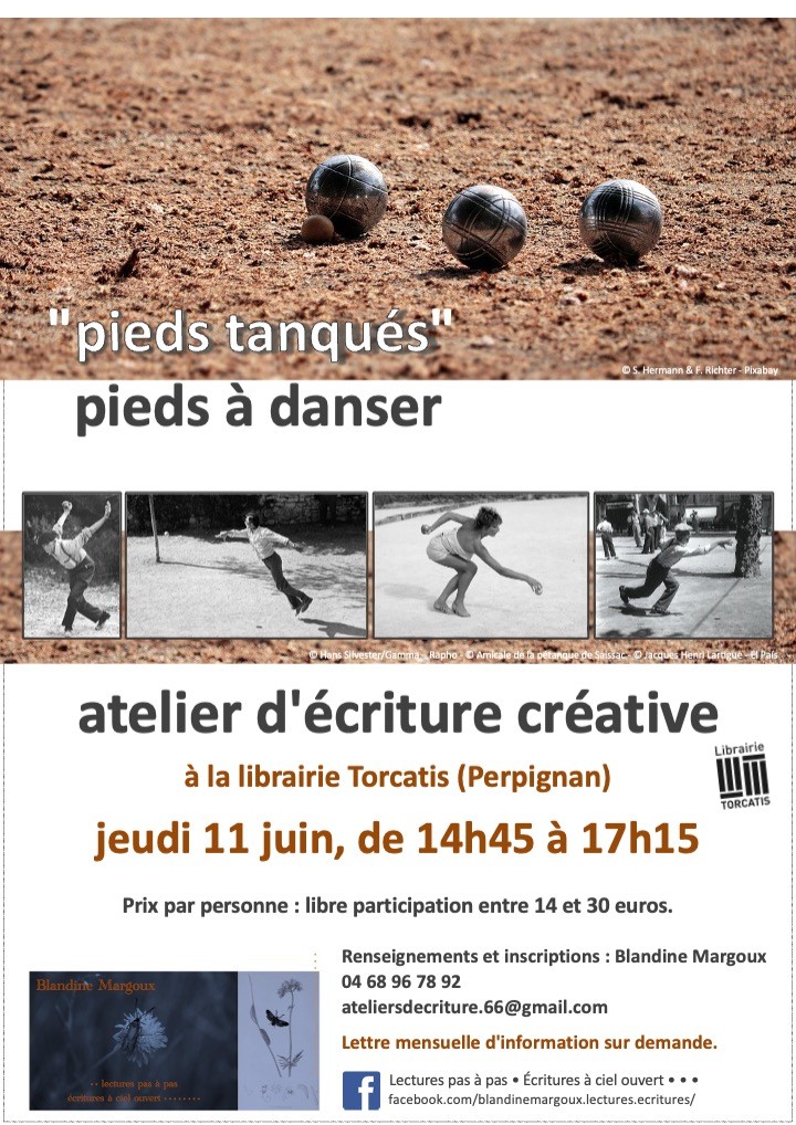 Pieds tanqués, pieds à danser • Atelier d'écriture créative